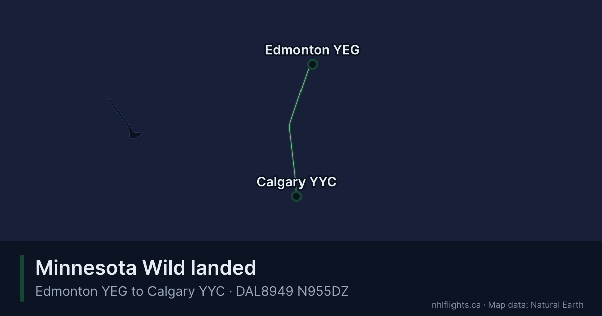 Route map: Edmonton (YEG) to Calgary (YYC)